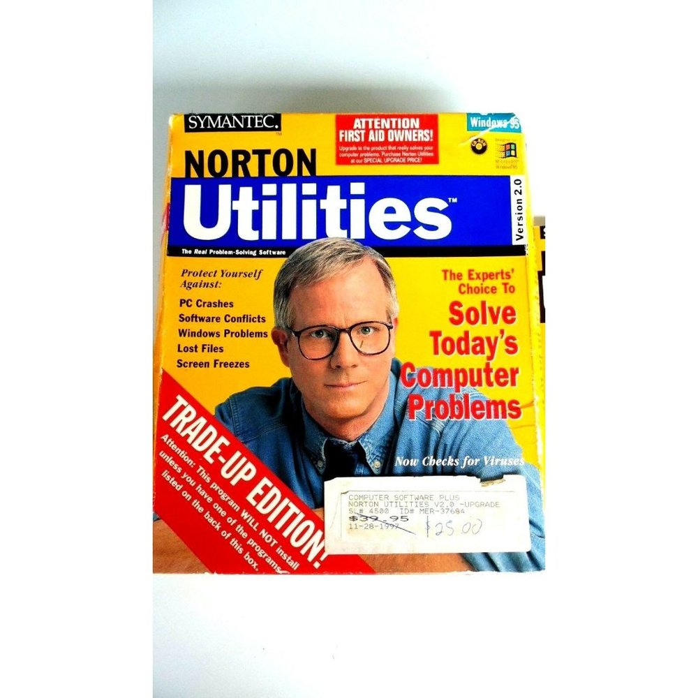 Symantec Norton Utilities CD/Computer Software Trade-Up Edition NEW In Open Box - Picture 2 of 4